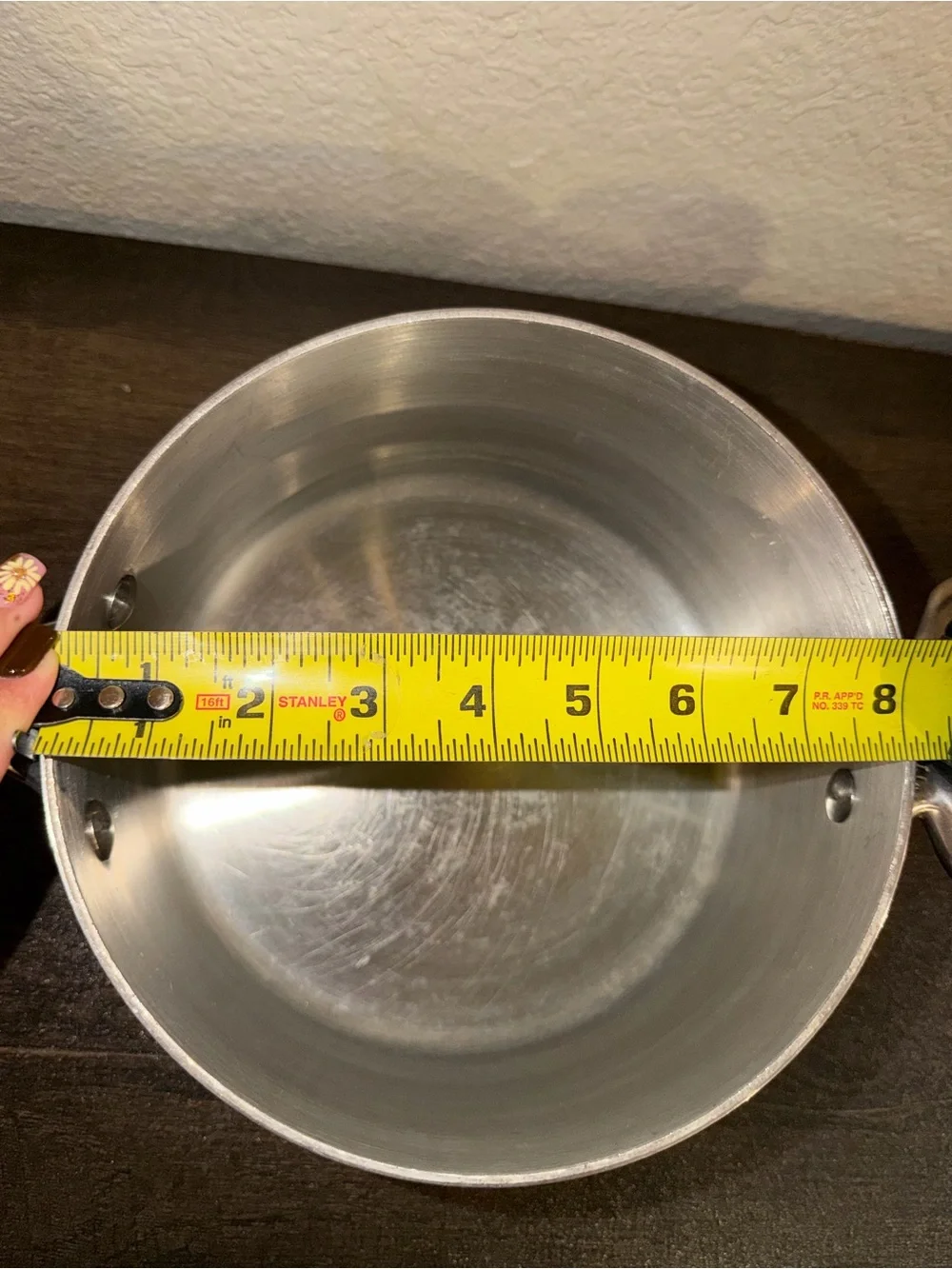 Sur La Table 8” Stainless Steel Chef Pan Saucepan with Helper Handle